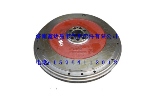 612600020051    ,潍柴WP12发动机飞轮总成                          ,济南鑫达重卡汽车配件有限公司