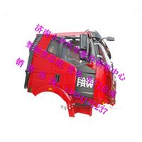 ,一汽原厂解放J6平顶驾驶室总成（乌罗松红）,济南少岱汽车配件有限公司