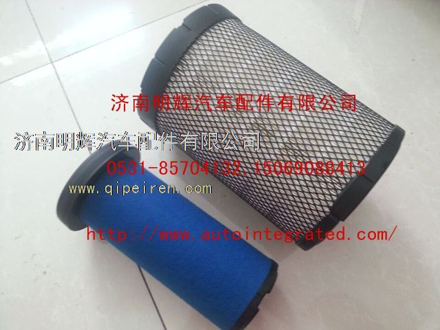 XKX-447/448,重汽HOWO轻卡配件空气滤芯,济南明辉汽车配件有限公司