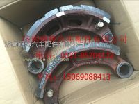 重汽豪曼轻卡配件前制动蹄加摩擦片总成