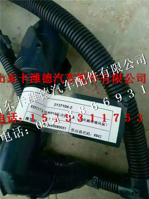 612640080051,潍柴国四发动机线束,山东卡潍德汽车配件有限公司