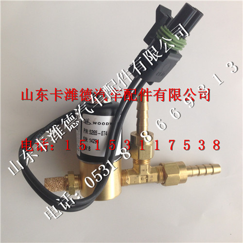 潍柴天然气发动机废气控制阀图1