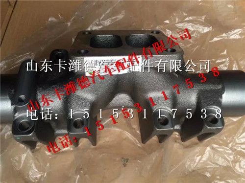 200V08102-01,重汽曼发动机MC11后排气歧管,山东卡潍德汽车配件有限公司