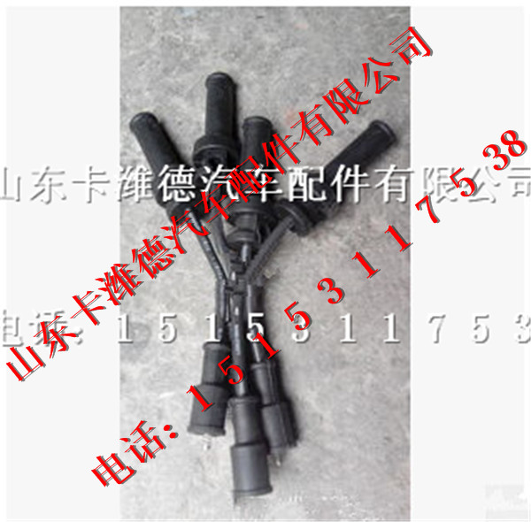 D4300-3705070,玉柴燃气发动机高压点火导线,山东卡潍德汽车配件有限公司