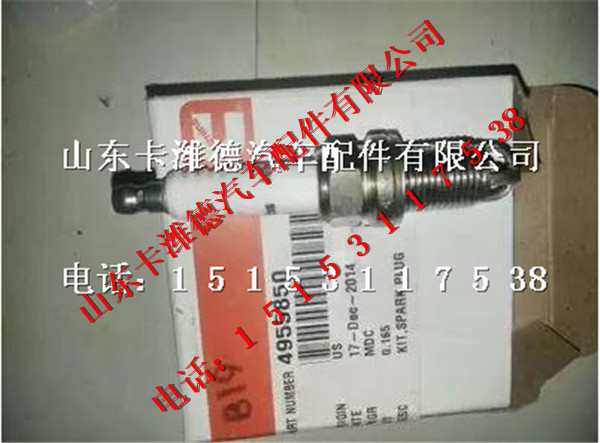 4955850,东风康明斯燃气发动机火花塞,山东卡潍德汽车配件有限公司