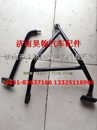 重汽豪瀚配件豪瀚后視鏡支架豪瀚右后視鏡三角支架高頂右副小支架