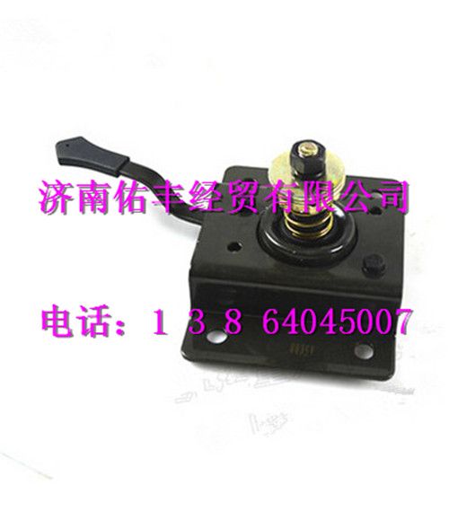 重汽豪沃A7驾驶室面罩左锁总成WG1664110027图1