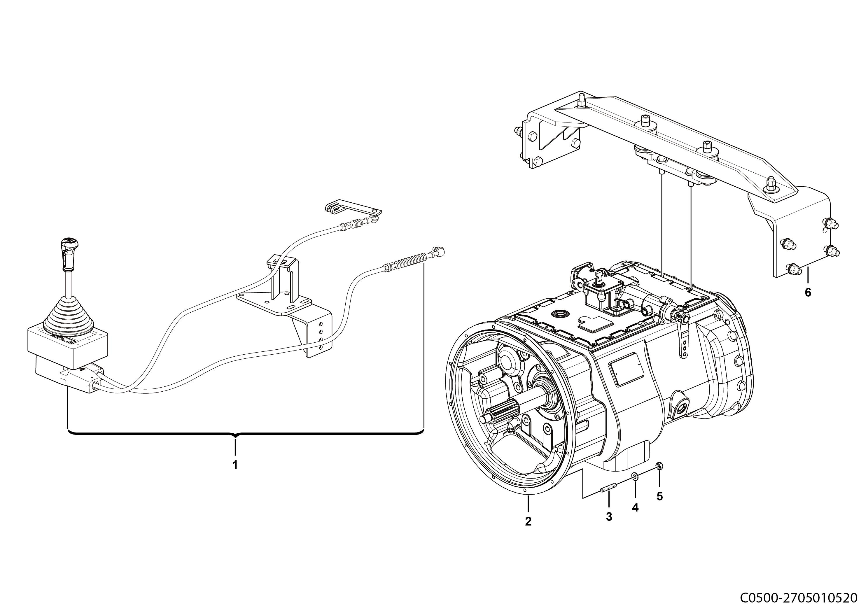 变速操纵总成,27050105191