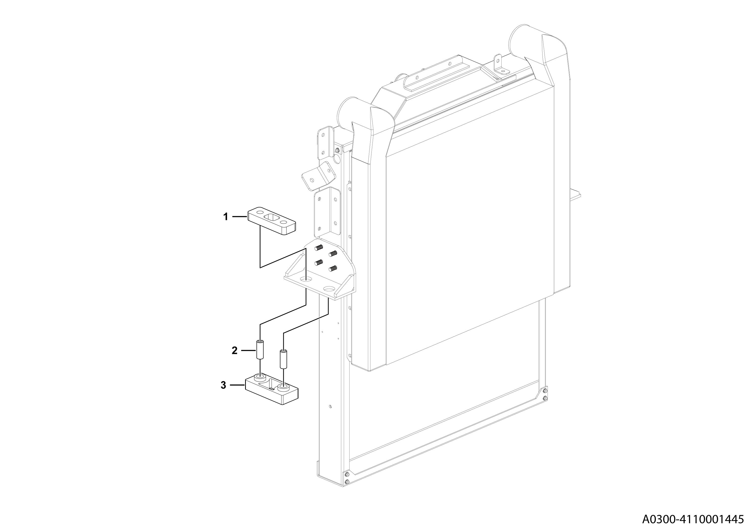 散热器上减震块,4110001442