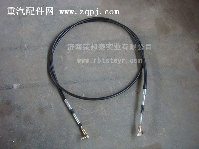 WG9725240008换档软轴(豪沃)配富勒(黑)图1